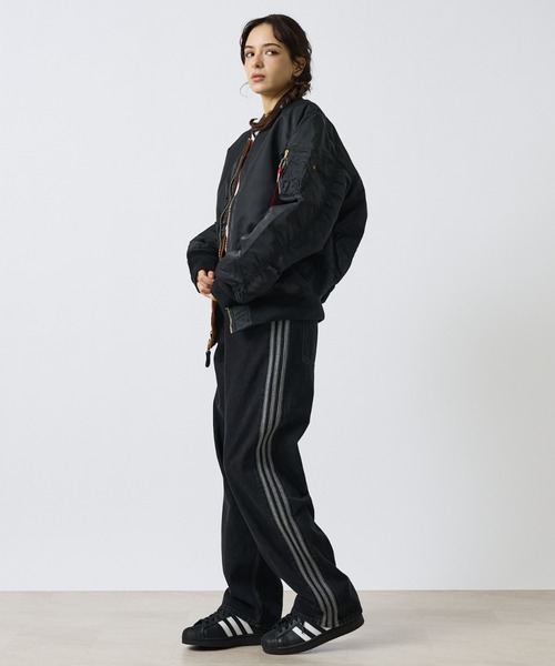 Alpha Industries(アルファインダストリーズ)の「【Alpha Industries(アルファ インダストリーズ)】MA-1 FLIGHT JACKET / MA-1 フライトジャケット/ユニセックス(MA-1・メンズ・ブラック/スモークピンク/グレー系その他/ネイビー/ボルドー・M/XL/L)」の15枚目の写真