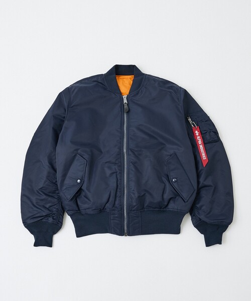 Alpha Industries(アルファインダストリーズ)の「【Alpha Industries(アルファ インダストリーズ)】MA-1 FLIGHT JACKET / MA-1 フライトジャケット/ユニセックス(MA-1・メンズ・ブラック/スモークピンク/グレー系その他/ネイビー/ボルドー・M/XL/L)」の13枚目の写真