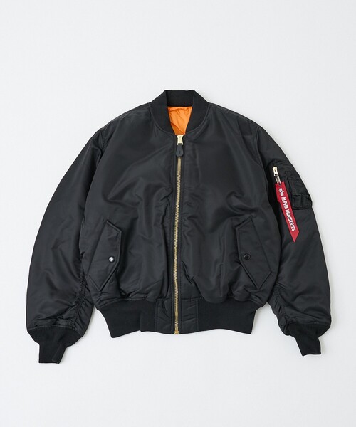 ✨MA-1！ALPHA INDUSTRIES M ブラック リバーシブル 短丈 美品 