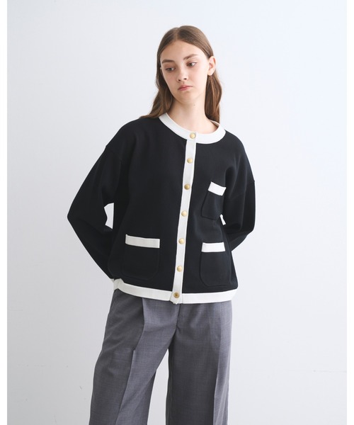 Traditional Weatherwear(トラディショナルウェザーウェア)の「ARKLEY KNIT(ニット/セーター・レディース・ネイビー/ブルー系その他6/ブラック系その他2・XS/XXS/S)」の6枚目の写真