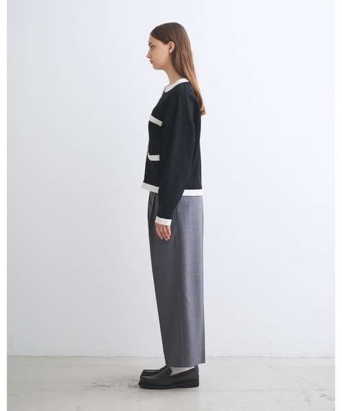 Traditional Weatherwear(トラディショナルウェザーウェア)の「ARKLEY KNIT(ニット/セーター・レディース・ネイビー/ブルー系その他6/ブラック系その他2・XS/XXS/S)」の7枚目の写真