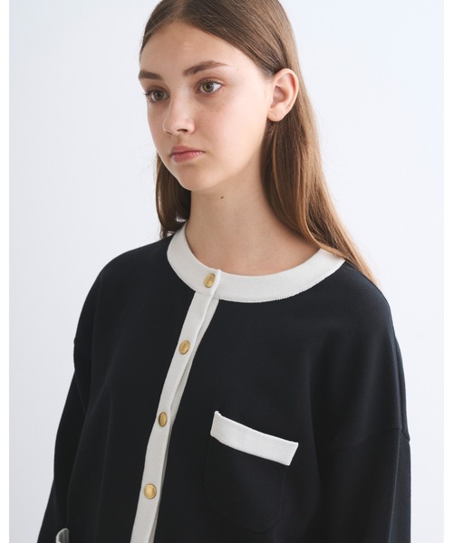 Traditional Weatherwear(トラディショナルウェザーウェア)の「ARKLEY KNIT(ニット/セーター・レディース・ネイビー/ブルー系その他6/ブラック系その他2・XS/XXS/S)」の9枚目の写真