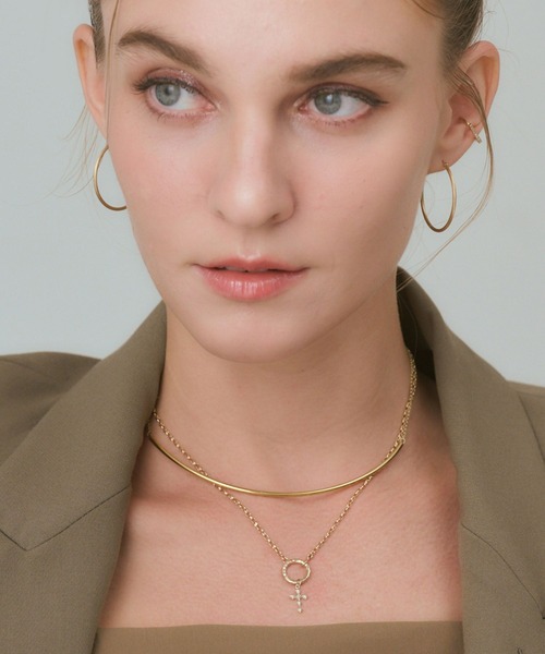 シルバーダイヤモンドピアスチャーム(片耳用)（チャーム）｜agete