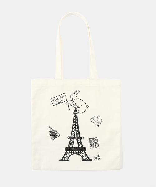 Deuxieme Classe（ドゥーズィエムクラス）の「【PETIT USAGI/プティ ウサギ】TOTE BAG（ショルダーバッグ・レディース・ホワイト・FREE）」の3枚目の写真