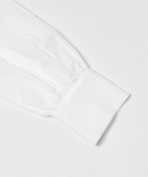 URBAN RESEARCH DOORS（アーバンリサーチドアーズ）の「フロントフリルスタンドカラーブラウス（シャツ/ブラウス・レディース・ブルー系その他/オフホワイト・FREE）」の9枚目の写真