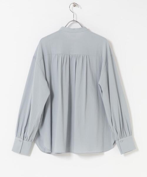 URBAN RESEARCH DOORS（アーバンリサーチドアーズ）の「フロントフリルスタンドカラーブラウス（シャツ/ブラウス・レディース・ブルー系その他/オフホワイト・FREE）」の15枚目の写真