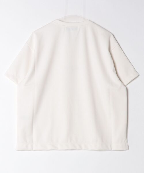 CULLNI（クルニ）の「CULLNI Logo Embroidery Short Sleeve Pullover（Tシャツ/カットソー・メンズ・ブラック/オフホワイト・1/2/0）」の3枚目の写真