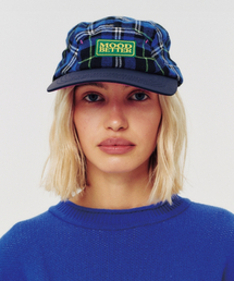 MOODBETTER（ムード ベター）の「HERITAGE CHECK CAMP CAP BLUE（キャップ）」
