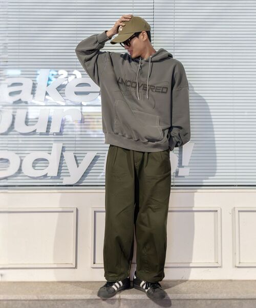 THE MILE(ザマイル)の「オクトバースブレンチスウェットフードGREY(パーカー・メンズ・その他・S/M/L/XL)」の8枚目の写真