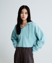 JEANASIS | キーネックショートウラケフーディ/647630(パーカー)