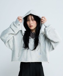 JEANASIS | キーネックショートウラケフーディ/647630(パーカー)