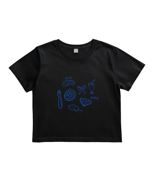 ONEHUNDREDPERCENT FOR WOMAN(ワンハンドレッドパーセントフォーウーマン)の「OHPxHARMONIAブランチウーマンクロップ半袖(Tシャツ/カットソー・レディース・その他・M/S)」の3枚目の写真