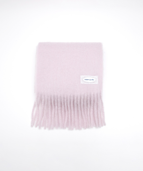 ひ。マフラーピンクライラック セール】LACE LABEL HAIRY MUFFLER PINK（マフラー）｜ROLAROLA