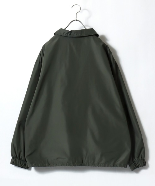 Salong hameu(サロン ハミュー)の「撥水 ビッグシルエット コーチジャケット/シンプル無地/軽量/ユニセックス(ブルゾン・メンズ・カーキ/ブラック/ネイビー・LL/L/M)」の7枚目の写真