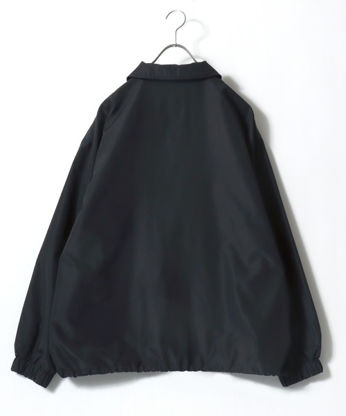 Salong hameu(サロン ハミュー)の「撥水 ビッグシルエット コーチジャケット/シンプル無地/軽量/ユニセックス(ブルゾン・メンズ・カーキ/ブラック/ネイビー・LL/L/M)」の5枚目の写真