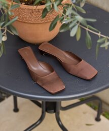 Whim Gazette | 【Hoaw.】スクエアサテンミュール(サンダル)