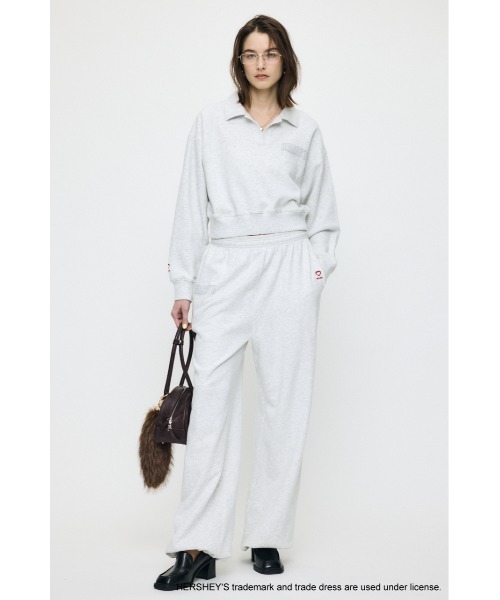 MOUSSY(マウジー)の「HERSHEY'S POLO SWEAT プルオーバー(スウェット・レディース・ブラウン/杢グレー・FREE)」の11枚目の写真