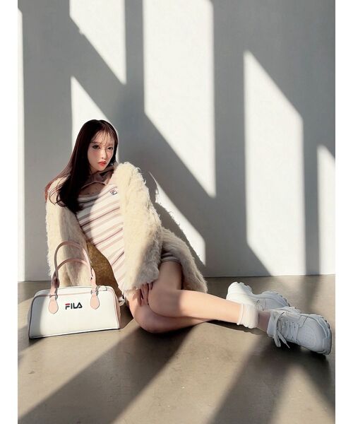 FILA(フィラ)の「【FILA】ボストンバッグ(ボストンバッグ・レディース・ブルー/ピンク・FREE)」の5枚目の写真