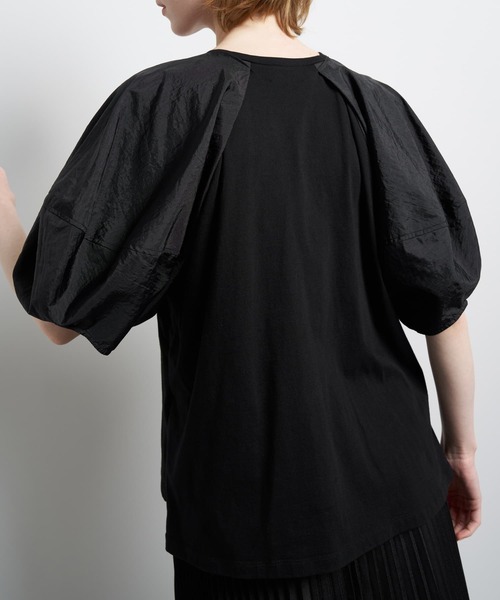 LANVIN en Bleu(ランバンオンブルー)の「コクーンスリーブコンビカットソー(Tシャツ/カットソー・レディース・ネイビー/オフホワイト/ベージュ/ブラック・38)」の11枚目の写真