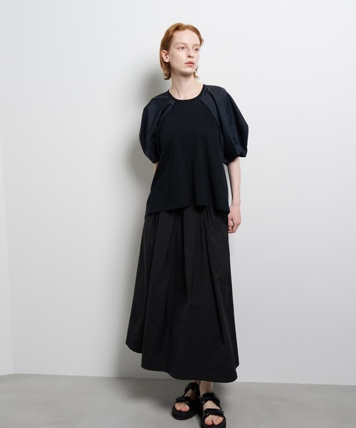 LANVIN en Bleu(ランバンオンブルー)の「コクーンスリーブコンビカットソー(Tシャツ/カットソー・レディース・ネイビー/オフホワイト/ベージュ/ブラック・38)」の21枚目の写真