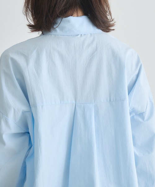 RU.TI.LE(ルチル)の「【RU.TI.LE】コットンロングシャツ(シャツ/ブラウス・レディース・ブルー/イエロー・MEDIUM)」の14枚目の写真