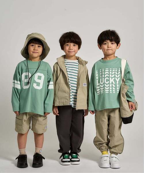 b・ROOM（ビールーム）の「【スクール対応】【撥水・防汚・耐久・UV】クライミングパンツ(反射シート付き)（その他パンツ・キッズ・ベージュ/カーキ/チャコール/ブルーグリーン/ブラック/ダークオレンジ・110cm/130cm/100cm/150cm/120cm/140cm）」の14枚目の写真