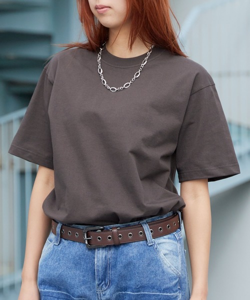 HANES(ヘインズ)の「Hanes/ヘインズ BEEFY-T S/L T-SHIRT USAコットン ベーシック クルーネックTシャツ 秋 秋服 2026年秋冬(Tシャツ/カットソー・メンズ・ホワイト/ブラック/ダークグリーン/ネイビー/ヘザーグレー/ダークブラウン・M/L/XL)」の4枚目の写真