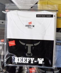 Hanes/ヘインズ BEEFY-T S/L T-SHIRT USAコットン ベーシック クルーネックTシャツ 2026年秋冬 秋服 冬服