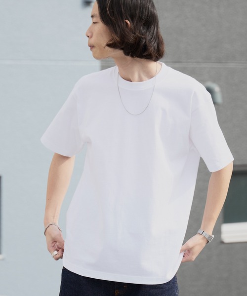 HANES(ヘインズ)の「Hanes/ヘインズ BEEFY-T S/L T-SHIRT USAコットン ベーシック クルーネックTシャツ 秋 秋服 2026年秋冬(Tシャツ/カットソー・メンズ・ホワイト/ブラック/ダークグリーン/ネイビー/ヘザーグレー/ダークブラウン・M/L/XL)」の8枚目の写真