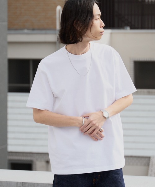HANES(ヘインズ)の「Hanes/ヘインズ BEEFY-T S/L T-SHIRT USAコットン ベーシック クルーネックTシャツ 秋 秋服 2026年秋冬(Tシャツ/カットソー・メンズ・ホワイト/ブラック/ダークグリーン/ネイビー/ヘザーグレー/ダークブラウン・M/L/XL)」の9枚目の写真