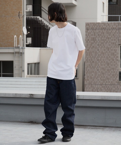 HANES(ヘインズ)の「Hanes/ヘインズ BEEFY-T S/L T-SHIRT USAコットン ベーシック クルーネックTシャツ 秋 秋服 2026年秋冬(Tシャツ/カットソー・メンズ・ホワイト/ブラック/ダークグリーン/ネイビー/ヘザーグレー/ダークブラウン・M/L/XL)」の11枚目の写真