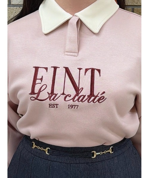 F i.n.t（フィント）の「フレンチロゴ刺繍クレリック衿スウェット/fint フィント（スウェット・レディース・ネイビー/ライトベージュ/ライトピンク・FREE）」の22枚目の写真