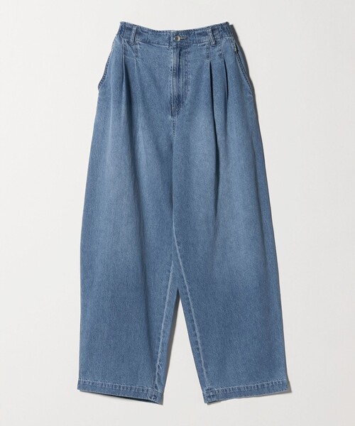 green label relaxing(グリーンレーベルリラクシング)の「【WEB限定】<at ease>カーブ デニム パンツ(デニムパンツ・レディース・オフホワイト/グレー/ライトブルー・FREE)」の19枚目の写真