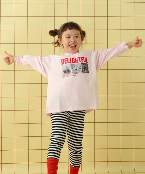 LEPSIM（レプシィム）の「【KIDS】アソートグラフィック長袖T　645010（Tシャツ/カットソー・キッズ・ホワイト/チャコールグレー・120/130/140）」の20枚目の写真