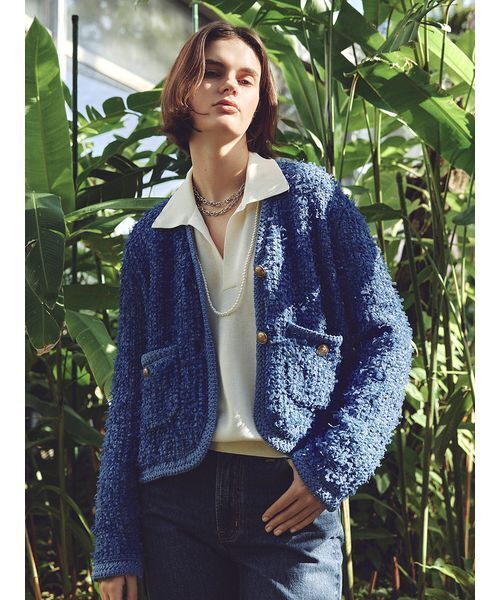 Mila Owen（ミラオーウェン）の「メタルリングパールロングネックレス（ネックレス・レディース・ホワイト/シルバー・F）」の4枚目の写真