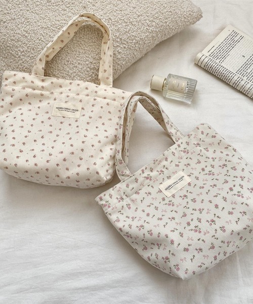 VIBGYOR(ヴィブジョー)の「Mignonjour/フラワー柄コーデュロイミニトートバッグ M2889(トートバッグ・レディース・その他2/その他1/その他7/その他4/その他6/その他5/その他3・FREE)」の10枚目の写真