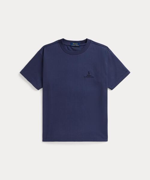 POLO RALPH LAUREN CHILDRENSWEAR(ポロ ラルフ ローレン チルドレンズウェア)の「ビッグ フィット コットン ジャージー Tシャツ(Tシャツ/カットソー・キッズ・ネイビー系1・XL/L/M/S)」の1枚目の写真