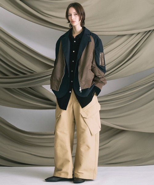 MAISON SPECIAL（メゾンスペシャル）の「《UNISEX》Prime-Wide BDU Cargo Pants/プライムワイドBDUカーゴパンツ【MAISON SPECIAL/メゾンスペシャル】■セットアップ対応■（カーゴパンツ・メンズ・ベージュ/バーガンディー/カーキ/キャメル/ネイビー・2/1/0）」の20枚目の写真