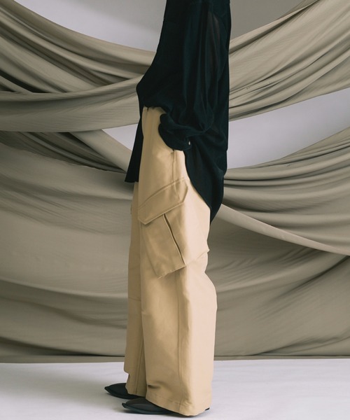 MAISON SPECIAL（メゾンスペシャル）の「《UNISEX》Prime-Wide BDU Cargo Pants/プライムワイドBDUカーゴパンツ【MAISON SPECIAL/メゾンスペシャル】■セットアップ対応■（カーゴパンツ・メンズ・ベージュ/バーガンディー/カーキ/キャメル/ネイビー・2/1/0）」の8枚目の写真