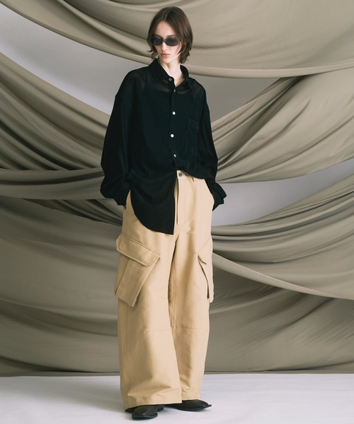 MAISON SPECIAL（メゾンスペシャル）の「《UNISEX》Prime-Wide BDU Cargo Pants/プライムワイドBDUカーゴパンツ【MAISON SPECIAL/メゾンスペシャル】■セットアップ対応■（カーゴパンツ・メンズ・ベージュ/バーガンディー/カーキ/キャメル/ネイビー・2/1/0）」の18枚目の写真