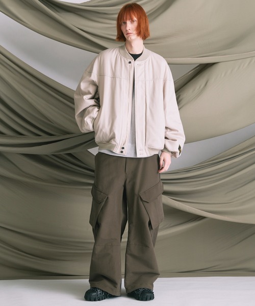 MAISON SPECIAL（メゾンスペシャル）の「《UNISEX》Prime-Wide BDU Cargo Pants/プライムワイドBDUカーゴパンツ【MAISON SPECIAL/メゾンスペシャル】■セットアップ対応■（カーゴパンツ・メンズ・ベージュ/バーガンディー/カーキ/キャメル/ネイビー・2/1/0）」の17枚目の写真