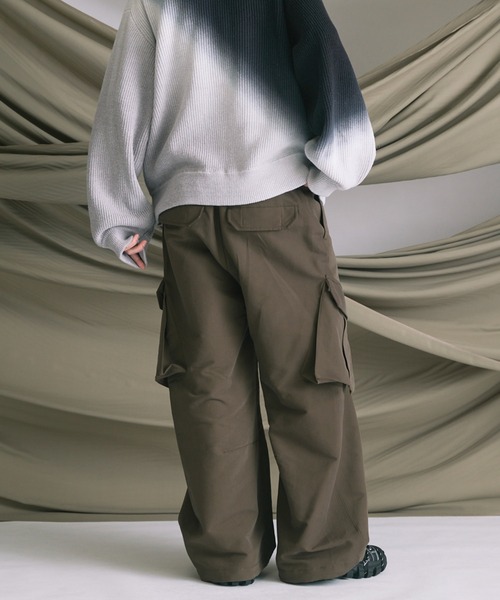 MAISON SPECIAL（メゾンスペシャル）の「《UNISEX》Prime-Wide BDU Cargo Pants/プライムワイドBDUカーゴパンツ【MAISON SPECIAL/メゾンスペシャル】■セットアップ対応■（カーゴパンツ・メンズ・ベージュ/バーガンディー/カーキ/キャメル/ネイビー・2/1/0）」の6枚目の写真