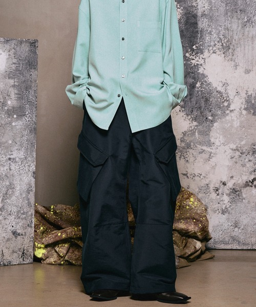 MAISON SPECIAL（メゾンスペシャル）の「《UNISEX》Prime-Wide BDU Cargo Pants/プライムワイドBDUカーゴパンツ【MAISON SPECIAL/メゾンスペシャル】■セットアップ対応■（カーゴパンツ・メンズ・ベージュ/バーガンディー/カーキ/キャメル/ネイビー・2/1/0）」の10枚目の写真