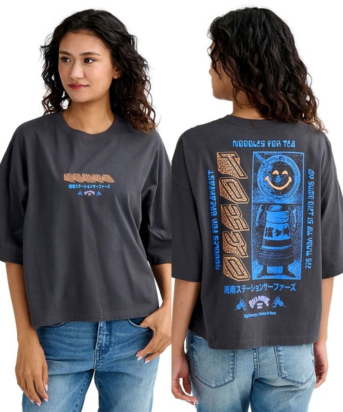 BILLABONG(ビラボン)の「BILLABONG ウィメンズ DESTINATION TOKYO TE Tシャツ 【2026年春夏モデル】(Tシャツ/カットソー・レディース・ホワイト/ブラック系その他・MEDIUM)」の2枚目の写真