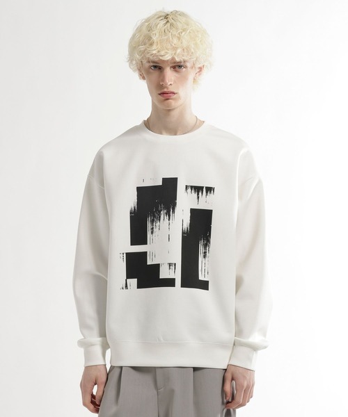 HARE(ハレ)の「Panel artプリントカット(HARE)(Tシャツ/カットソー・メンズ・ホワイト/ブラック・FREE)」の2枚目の写真