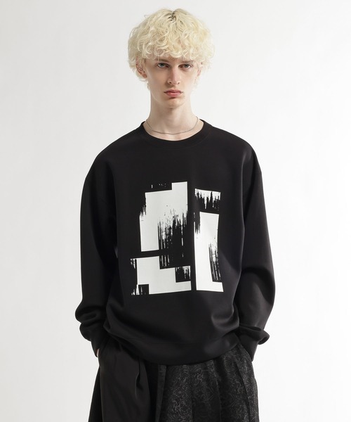 HARE(ハレ)の「Panel artプリントカット(HARE)(Tシャツ/カットソー・メンズ・ホワイト/ブラック・FREE)」の1枚目の写真