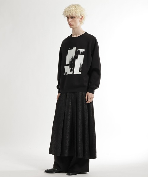 HARE(ハレ)の「Panel artプリントカット(HARE)(Tシャツ/カットソー・メンズ・ホワイト/ブラック・FREE)」の5枚目の写真