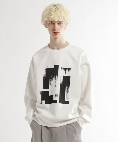 HARE(ハレ)の「Panel artプリントカット(HARE)(Tシャツ/カットソー・メンズ・ホワイト/ブラック・FREE)」の8枚目の写真