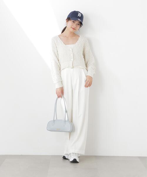 PROPORTION BODY DRESSING(プロポーションボディドレッシング)の「テープヤーンカーディガン / 1216174303(カーディガン/ボレロ・レディース・ブルー/ピンク/ホワイト系その他・FREE)」の6枚目の写真