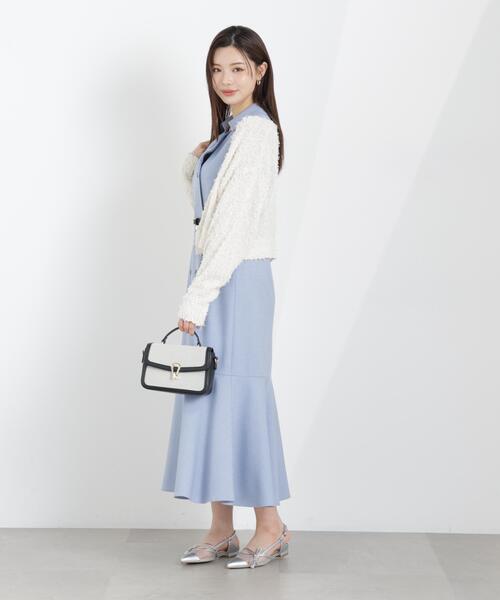 PROPORTION BODY DRESSING(プロポーションボディドレッシング)の「テープヤーンカーディガン / 1216174303(カーディガン/ボレロ・レディース・ブルー/ピンク/ホワイト系その他・FREE)」の13枚目の写真